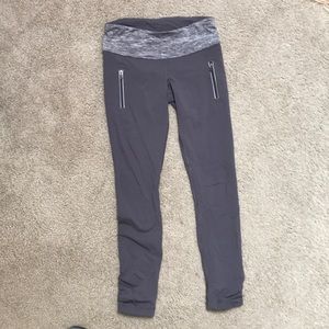 Lululemon gray exercise pants size 6